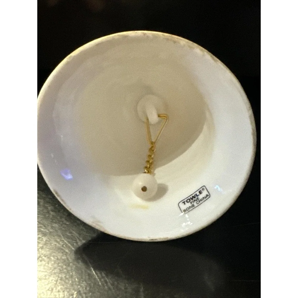 Vintage! TOWLE Fine Bone China Singing DREAM BIRD BELL approx. 4.5
